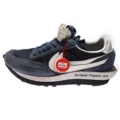 NIKE (ナイキ) ×sacai ×FRAGMENT DESIGN LD WAFFLE サカイ フラグメントデザイン LDワッフル ローカットスニーカー ネイビー US9.5/27.5cm DH2684-400