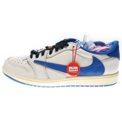 NIKE (ナイキ) ×Travis Scott ×fragment design Air Jordan 1 Low OG ×トラヴィススコット×フラグメントデザイン エアジョーダン1 OG ローカットスニーカー DM7866-104