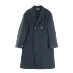 OLD JOE (オールドジョー) BEAVER CLOTH DOUBLE BREASTED COAT ビーバークロス ダブルブレスト カシミヤ混 ウールロングコート ブラック 172JK11
