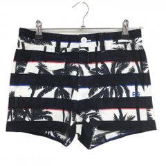 MONCLER GAMME BLEU】廃盤 美品 ボーダー総柄 ハーフパンツ - メルカリ