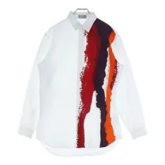 Dior HOMME (ディオールオム) 17SS Paint Shirt ペイント 長袖比翼シャツ ホワイト 433C529A3928のサムネイル