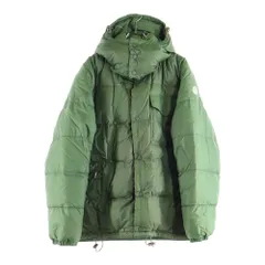 MONCLER (モンクレール) KARAKORUM ロゴワッペン ダウンジャケット グリーン 220-091-41324-50のサムネイル