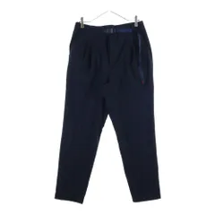 White Mountaineering (ホワイトマウンテニアリング) ×GRAMICCI 2TUCK TAPERED PANTS ×グラミッチ 2タック テーパード パンツ ブラック WM2571404