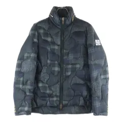 MONCLER GAMME BLEU (モンクレール・ガム・ブルー) GIUBBOTTO キルティング 総柄ダウンジャケット ネイビー A23914136801 68580