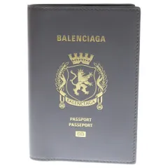 BALENCIAGA (バレンシアガ) カーフスキン パスポートホルダー グレー 787742のサムネイル