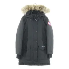 CANADA GOOSE (カナダグース) TRILLIUM PARKA トリリウムパーカー ワッペンロゴ ジップアップ フード付きダウンジャケット レディース ブラック 6660LAのサムネイル