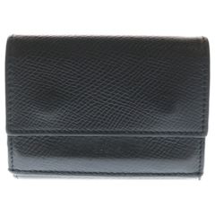 CELINE 黒 レザー 三つ折り財布 - メルカリ