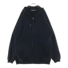 1017 ALYX 9SM (アリクス) Zip Up Hoodie ロゴ刺繍 ジップアップスウェットパーカー フーディー ブラックのサムネイル