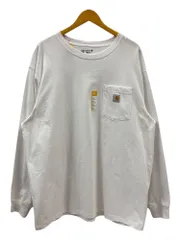 Carhartt (カーハート) Workwear LS Pocket T-Shirt ロンT 長袖Tシャツ K126 白 WHITE XL メンズ/078