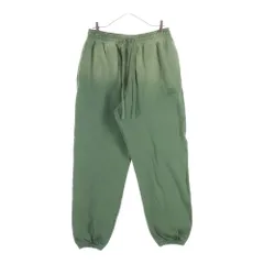 GUCCI (グッチ) 25AW Degrede Sweatpant フェード加工 ロゴ刺繍 スウェットパンツ グリーン 828348 XJHC0のサムネイル