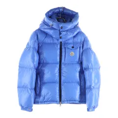 MONCLER (モンクレール) MONTBELIARD GIUBBOTTO モンベリアール ロゴワッペン ダウンジャケット ブルー D20914180305のサムネイル