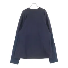 BALENCIAGA (バレンシアガ) 22SS シャツレイヤード オーバーサイズ ロングスリーブ 長袖Tシャツ カットソー ブラック 671401 TLVF3のサムネイル