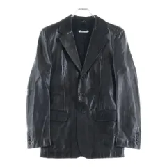 イヴ・サンローラン リヴゴーシュ　レザージャケット 98年　エディ期 SAINT LAURENT PARIS】サンローランパリ『ヴィンテージ加工 ダブル