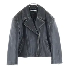Acne Studios (アクネ ストゥディオズ) Double Breasted Jacket ダブル ブレスト レザー ジャケット ブラック FN-WN-LEAT000411のサムネイル