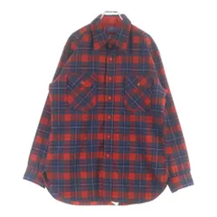 PENDLETON (ペンドルトン) 70S VINTAGE WOOL CHECK L/S SHIRT ウール チェック 長袖 シャツ レッド/グリーン/ネイビーのサムネイル
