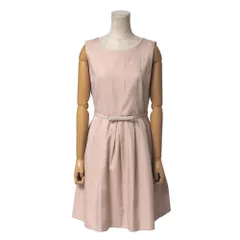 ■美品■BLUE LABEL CRESTBRIDGE ブルーレーベルクレストブリッジ ワンピース サイズ38 ノースリーブ ベルテッド フレアワンピ―ス ブランド古着【中古】20260316/RA8411