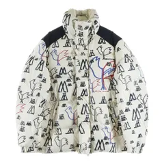 MONCLER (モンクレール) MARENNES GIUBBOTTO 総柄ダウンジャケット アイボリー D20914137685 539F0のサムネイル