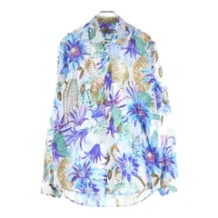 ETRO (エトロ) FLOWER ALL PATTERN L/S SHIRT イタリア製 花 総柄 長袖シャツ マルチカラー
