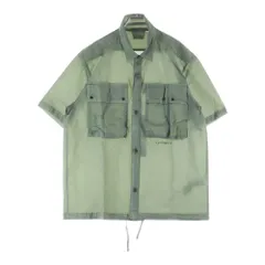 C.P. Company (シーピーカンパニー) WINDOW SHORT SHIRT 14CMSH284A 半袖ボタンシャツ オリーブのサムネイル