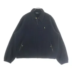 POLO RALPH LAUREN (ポロラルフローレン) 90S FLEECE ZIP-UP JACKET POLARTEC フリース ジップアップ ジャケット ブラック