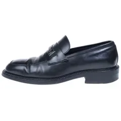 GUCCI (グッチ) スクエアトゥ ホースビット レザーローファー ローカットシューズ ブラック