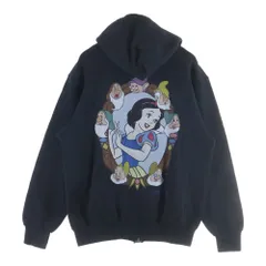 JACKSON MATISSE (ジャクソンマティス) RUSSELL ATHLETIC Fleece Zip up Hoodie JM25SS024 白雪姫と七人の小人 フルジップアップパーカー ブラックのサムネイル