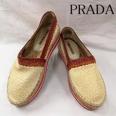 プラダ SPORT 厚底 スリッポン エスパドリーユ 編み込み レディース 表記無し ISItems【USED】【古着】【中古】50123523