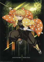 【中古】ポスター A3ポスターコレクション 我妻善逸 「一番くじ 鬼滅の刃 ～雷の兄弟～」 G賞