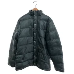 Liugoo leathers リューグーレザー レザーダウンジャケット サイズ:3L     ブラック メンズ / 240001178565