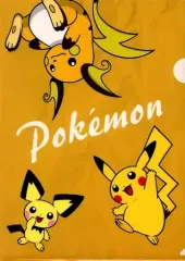 【中古】クリアファイル ピチュー＆ピカチュウ＆ライチュウ ポケモンA4クリアファイル 「ポケットモンスター スカーレット・バイオレット ゼロの秘宝×セブンイレブン」 対象アイス購入特典