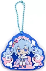 【中古】キーホルダー 雪ミク2023(C) ラバーマスコット 「ガシャポンくじ 初音ミク 雪ミク2023あそーと」 B賞