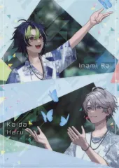 【中古】クリアファイル 甲斐田晴＆伊波ライ オリジナルA4クリアファイル 「にじさんじ 神戸公演×ファミリーマート」 対象商品購入特典