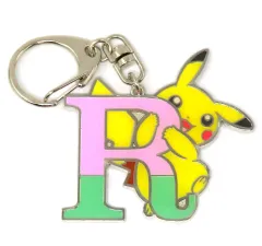 【中古】キーホルダー ピカチュウ アルファベットキーホルダーR(パープル×グリーン) 「ポケットモンスター」 ポケモンセンター限定