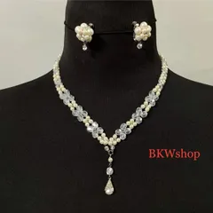 ＜現品限り＞used　ネッレス・イヤリング　パールビーズ　アクセサリー⑦
