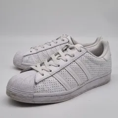 アディダス SUPERSTAR オールホワイト スニーカー 245