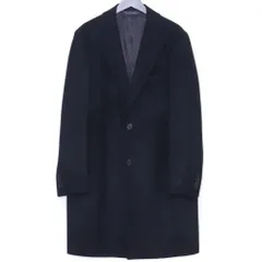 BROOKS BROTHERS ウール カシミヤ チェスターフィールドコート Lサイズ ブラック 19-39-3608-05のサムネイル