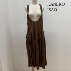 カネコイサオ ノースリーブ ワンピース 無地 リボン カシュクール ロング丈 レディース 表記無し ISItems【USED】【古着】【中古】50125205のサムネイル