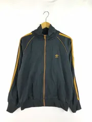 【現状渡し品】adidas アディダス 80's TRACK JACKET BLACK 80年代 トラックジャケット ライトアウター ヴィンテージ デサントタグ 【146-251119-rt-18-tag】