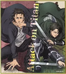 【中古】紙製品 エレン＆リヴァイ ミニ色紙 「わくドキくじ 進撃の巨人-attack on titan-」 K賞