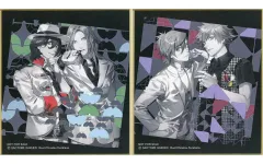 【中古】紙製品 嶺二＆カミュ/蘭丸＆藍 ミニ色紙2枚セット 「CD うたの☆プリンスさまっ♪ アイドルソング 嶺二＆カミュ+蘭丸＆藍」 キャラアニ連動購入特典