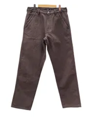 ハフ HUF MASON PANT チノ パンツ ジップフライ スケーター Kevlar ロング テーパード ズボン 茶 ロゴ PT00335 チノパン ブラウン サイズ32 104MB-496のサムネイル