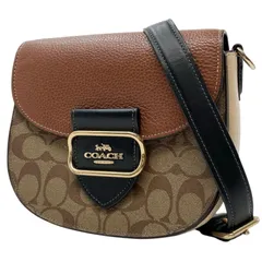 【中古】COACH | コーチ モーガン サドル シグネチャー ショルダーバッグ CE565 ブラウン【尾張小牧店】