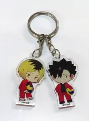 【中古】キーホルダー 孤爪研磨＆黒尾鉄朗 「ハイキュー!! トレーディングアクリルキーホルダーセット JF2025ver.」 ジャンプフェスタ2025グッズ