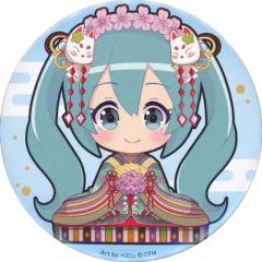 【中古】バッジ・ピンズ 初音ミク(十二単)/SD 缶バッジ 「初音ミク はんなり♪京都 ラッキー缶バッジBOX」