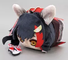 【中古】ぬいぐるみマスコット・ぬいぐるみバッジ 大神ミオ もちころりん 「バーチャルYoutuber ホロライブ ホロツリ～春風花舞～ POP-UP SHOP ＆ CAFE in ツリービレッジ もちころ商店街くじ」 3等賞