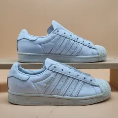 アディダス SUPERSTAR オールホワイト スニーカー 245