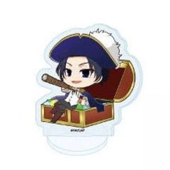 【中古】アクリルスタンド・アクリルパネル シャーロック・ホームズ 「憂国のモリアーティ アクリルぷちスタンド 12.海賊ver.(ミニキャライラスト)」