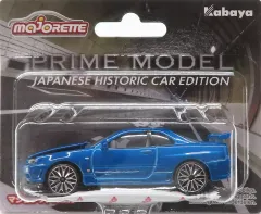 【中古】食玩 ミニカー 日産 スカイライン GT-R R34(ブルー) 「マジョレットミニカー PRIMEMODEL JAPANESE HISTORIC CAR EDITION」