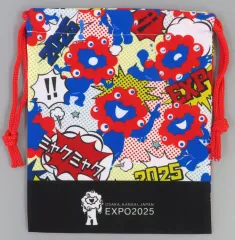 【中古】バッグ ミャクミャク ポップアート 巾着 「EXPO 2025 大阪・関西万博」