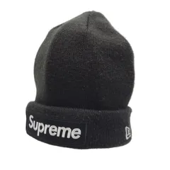 【中古品】 SUPREME × NEW ERA  シュプリーム × ニューエラ 23FW BOX LOGO BEANIE ボックス ロゴ ビーニー ニット帽 帽子 【185-260316-yn-06-izu】